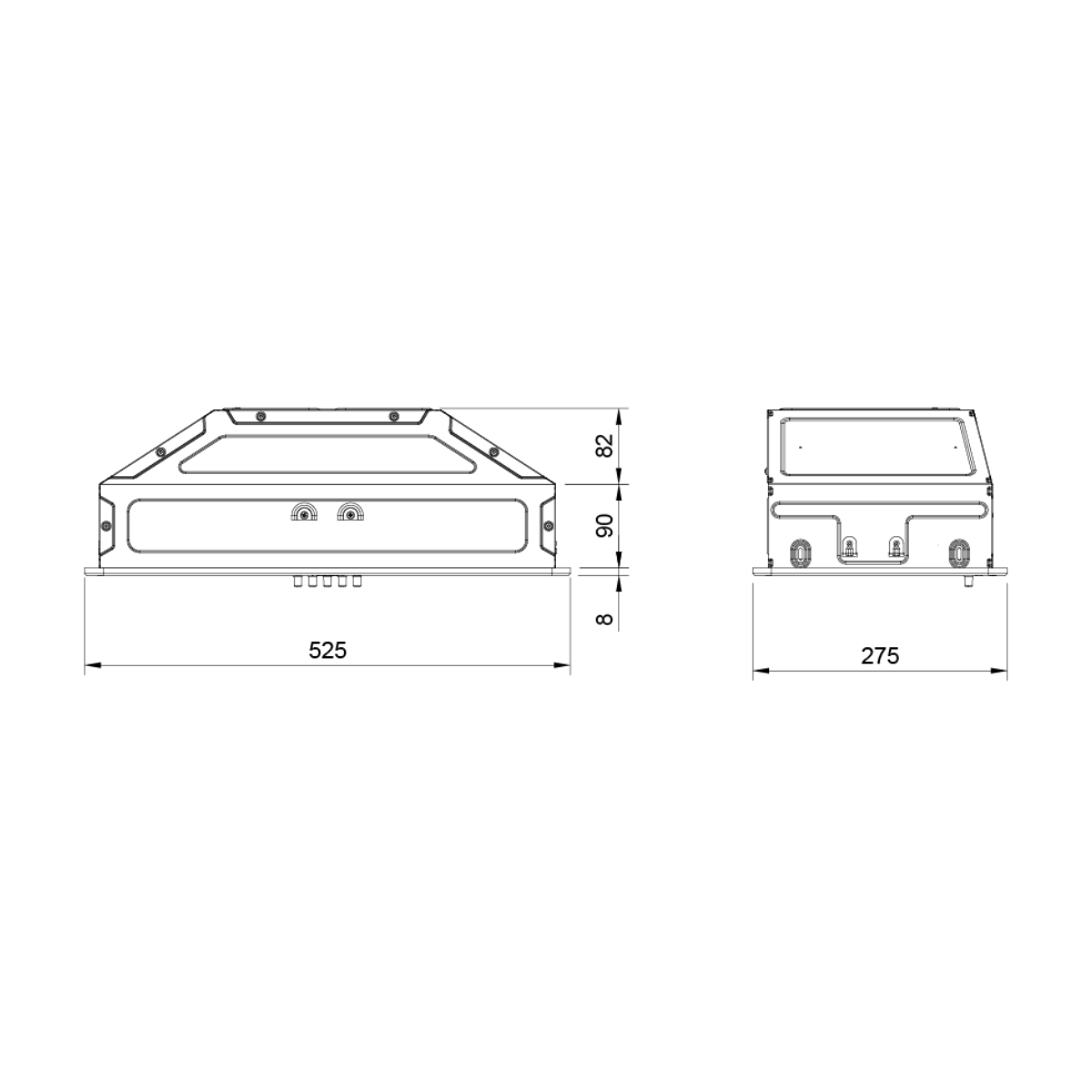 Wiggo WE-D631B(G) - Inbouw Afzuigkap - 60cm - Crema