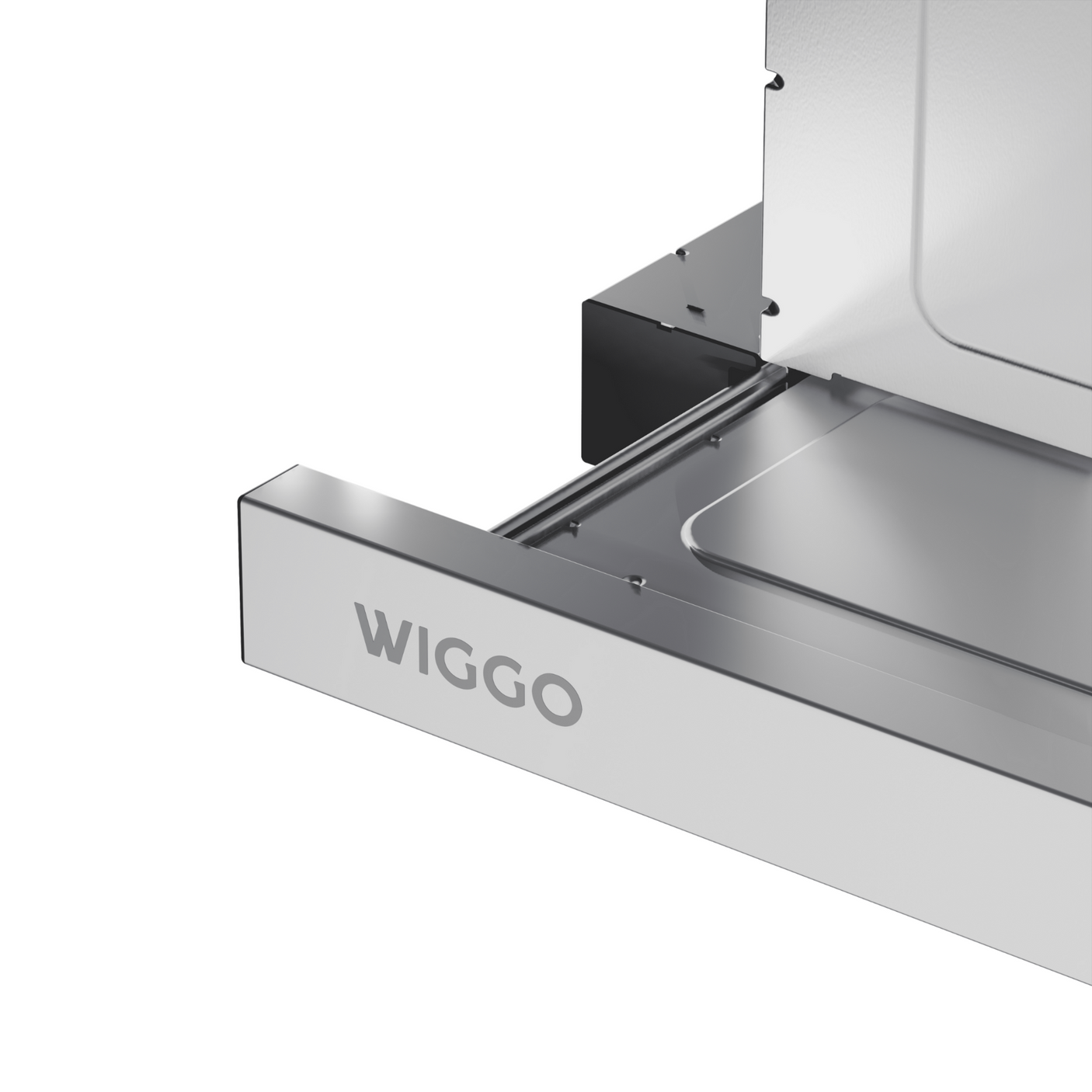 Wiggo WE-D620B(X) Vlakscherm afzuigkap - Rvs - 60 cm