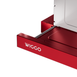 Wiggo WE-D620B(R) Vlakscherm afzuigkap - Rood - 60 cm