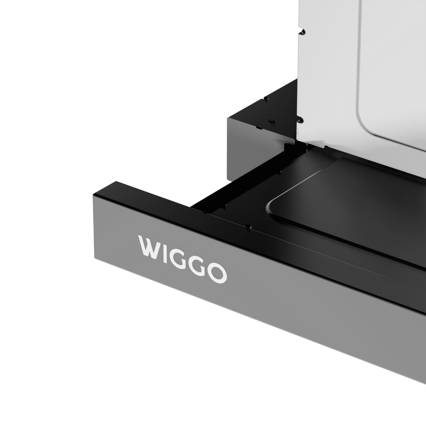 Wiggo WE-D620B(X) Vlakscherm afzuigkap - Zwart - 60 cm