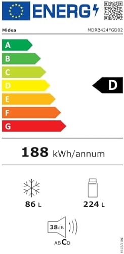 Midea MDRB424FGD02 koelvriescombinatie