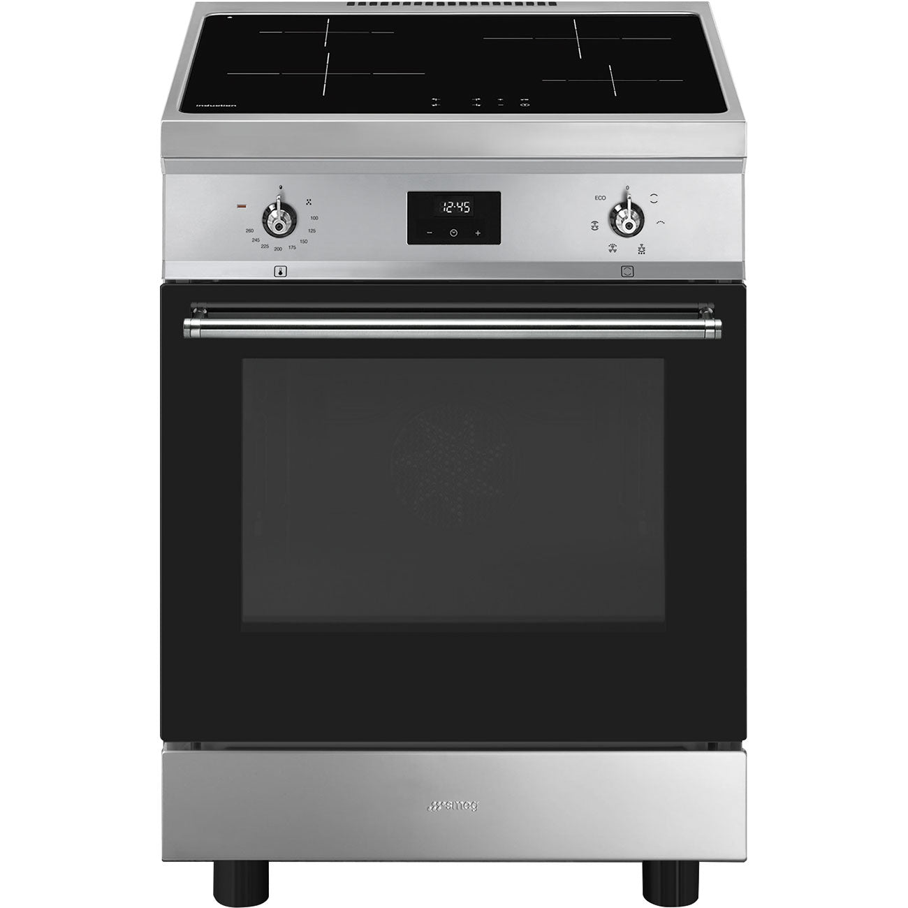 SMEG C6IMXT2 60cm breed Fornuis RVS