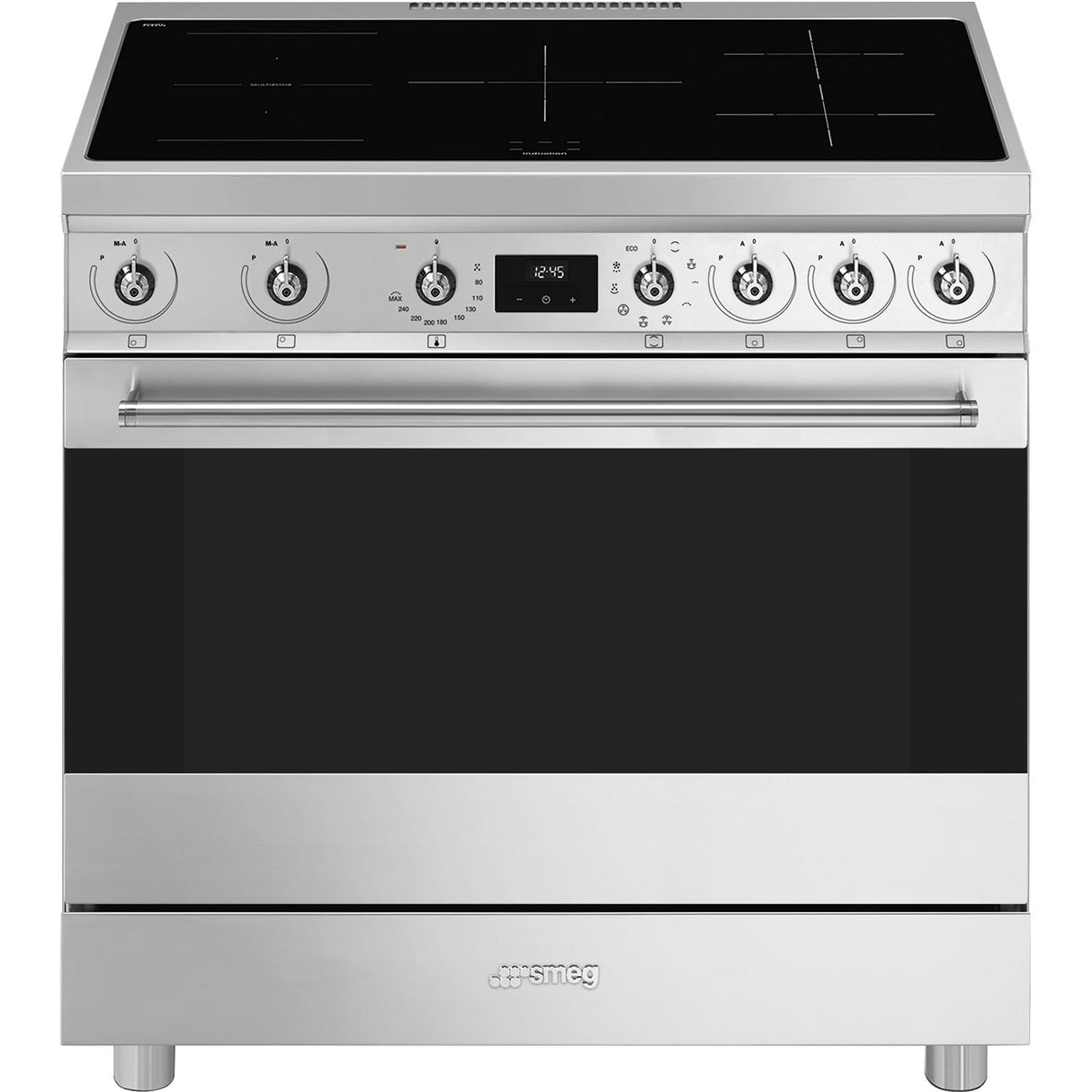 SMEG C9IMX2 90cm breed Fornuis RVS