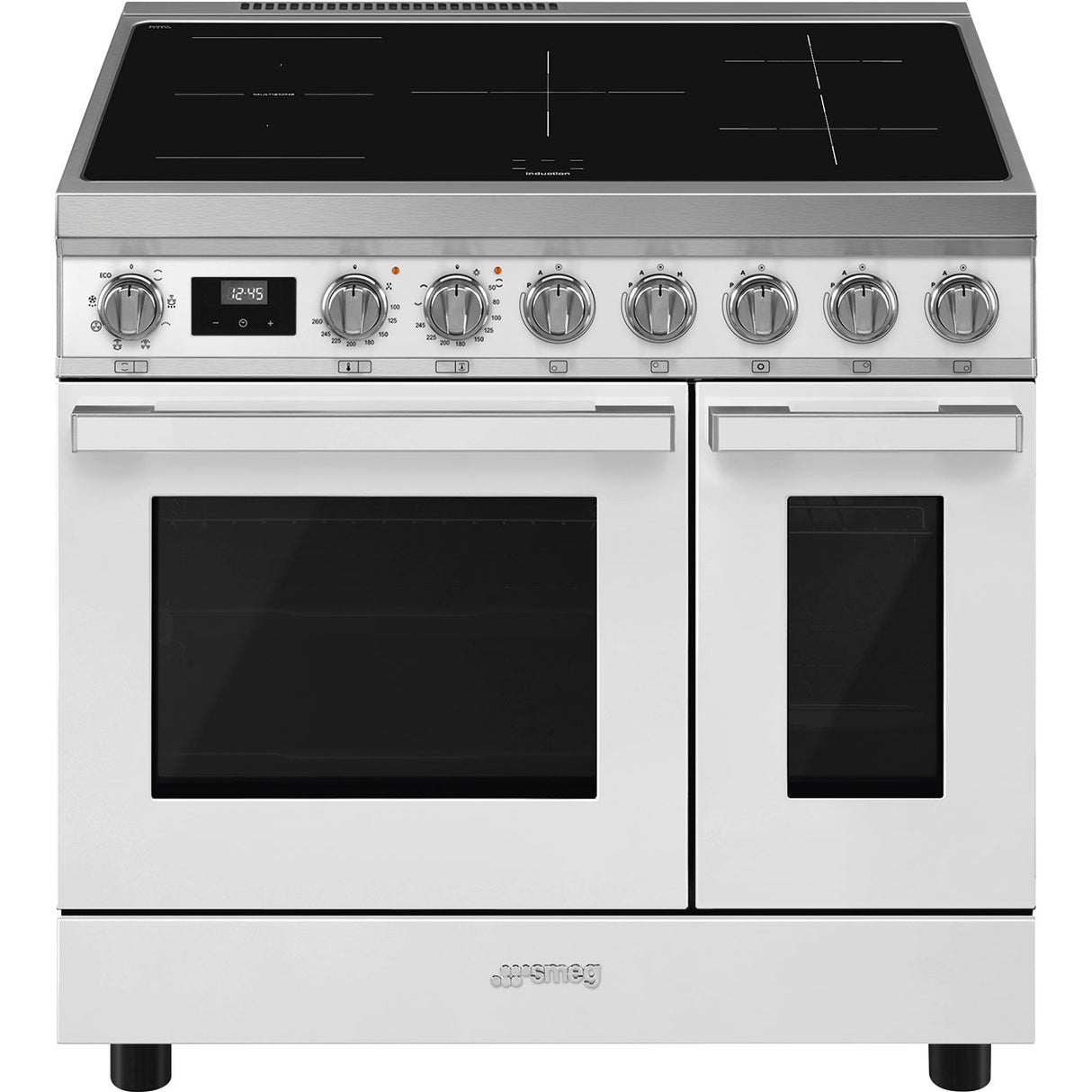 SMEG CPF92IMWH 90cm breed Fornuis Wit