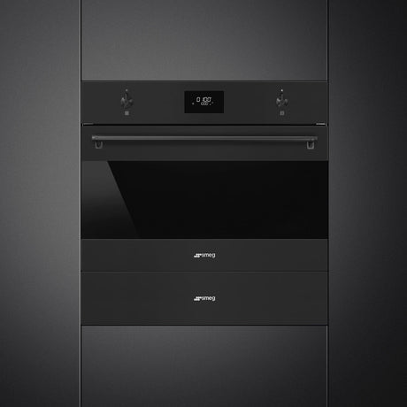 SMEG CPR315N Warmhoudlade Lade Zwart