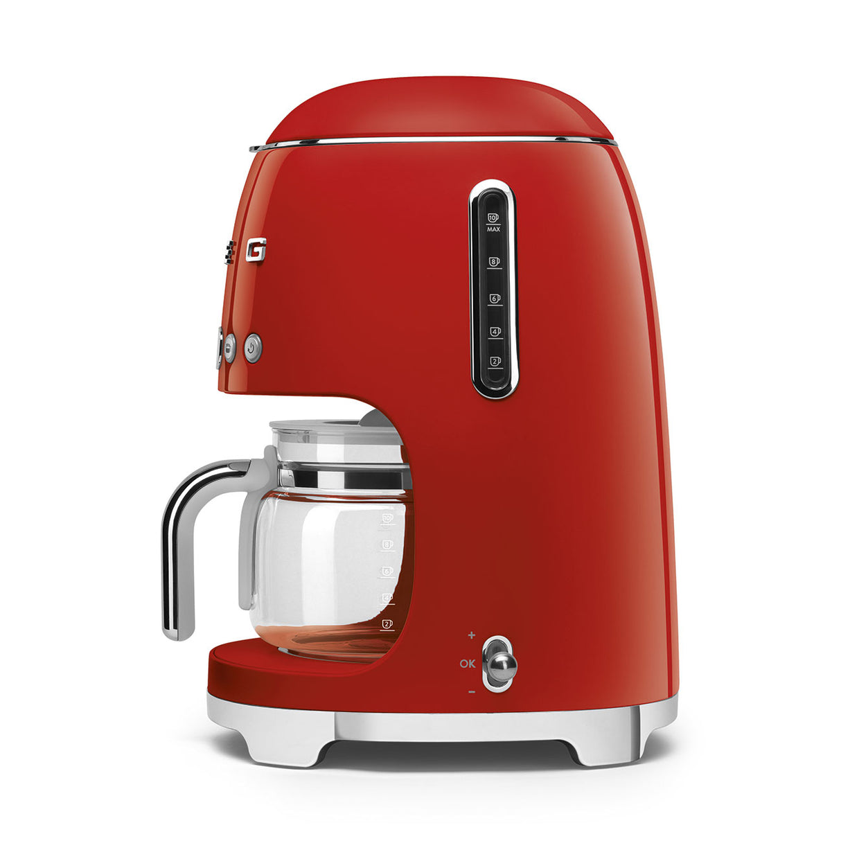 SMEG DCF02RDEU Filterkoffiemachine Filterkoffiemachine Rood