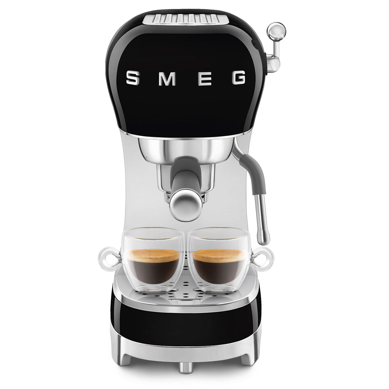 SMEG ECF02BLEU Handmatige espressomachine Espressomachine Zwart