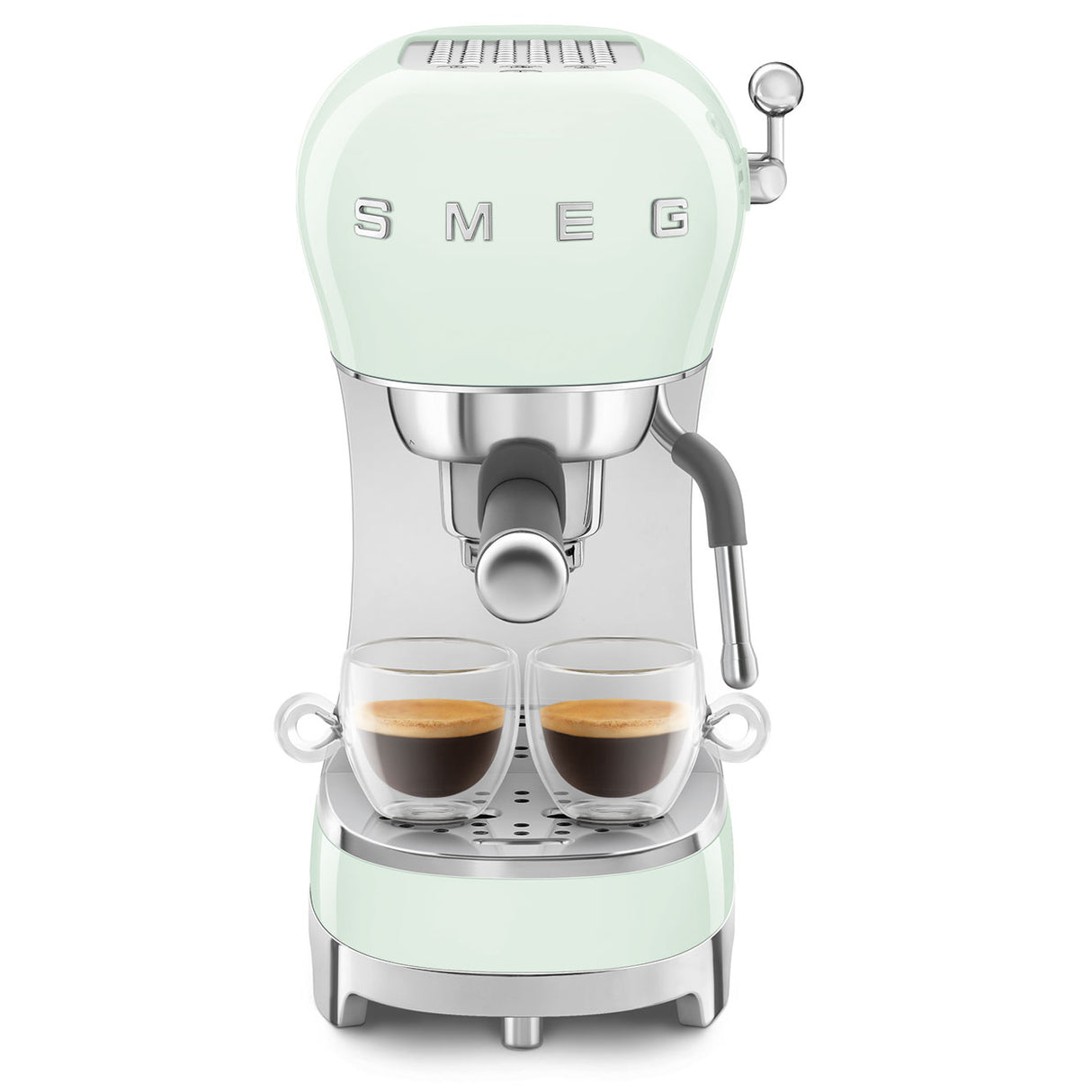 SMEG ECF02PGEU Handmatige espressomachine Espressomachine Watergroen