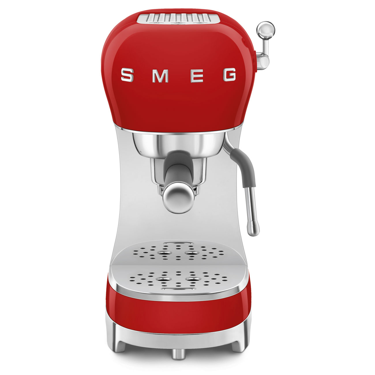 SMEG ECF02RDEU Handmatige espressomachine Espressomachine Rood