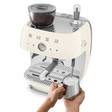 SMEG EGF03CREU Handmatige espressomachine Espressomachine Crème