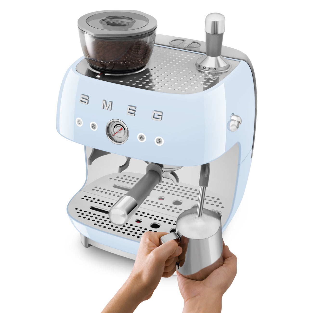 SMEG EGF03PBEU Handmatige espressomachine Espressomachine Pastelblauw