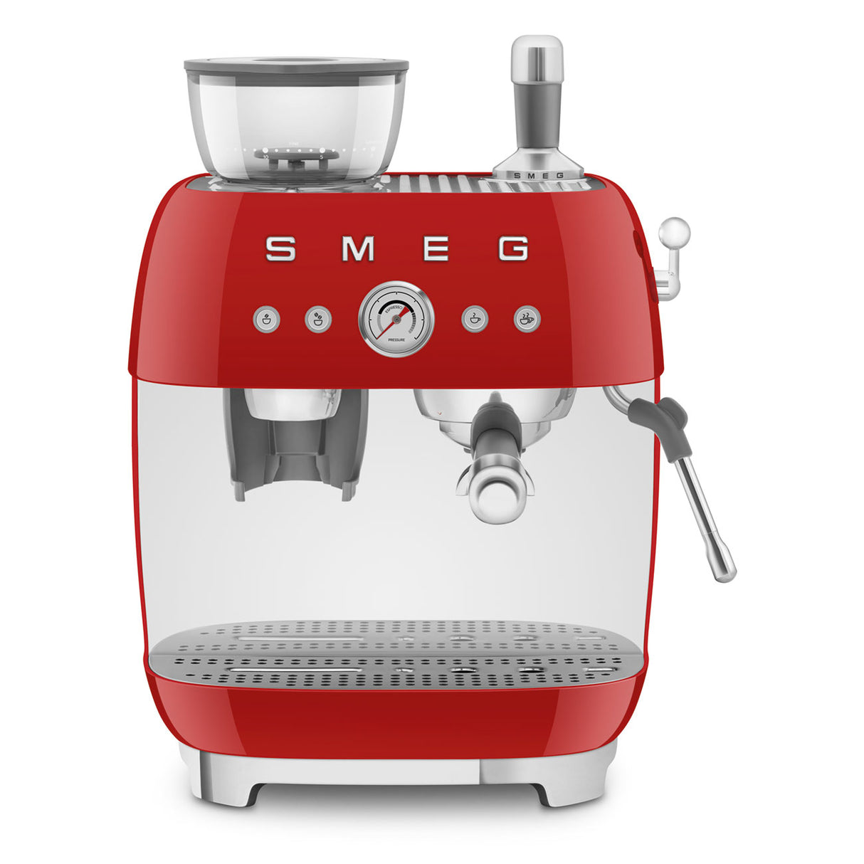 SMEG EGF03RDEU Handmatige espressomachine Espressomachine Rood