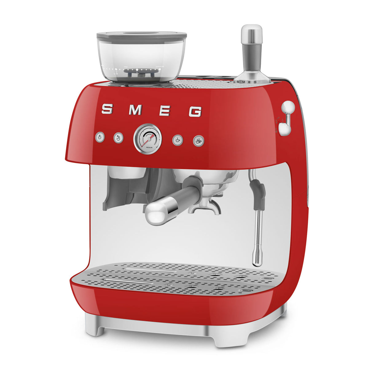 SMEG EGF03RDEU Handmatige espressomachine Espressomachine Rood