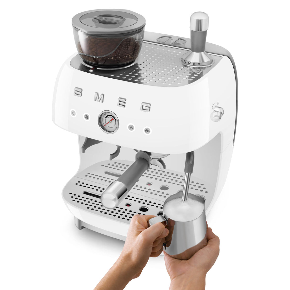 SMEG EGF03WHEU Handmatige espressomachine Espressomachine Wit