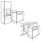 Inventum  IMC6035GT Inbouw magnetron nismaat 60 cm