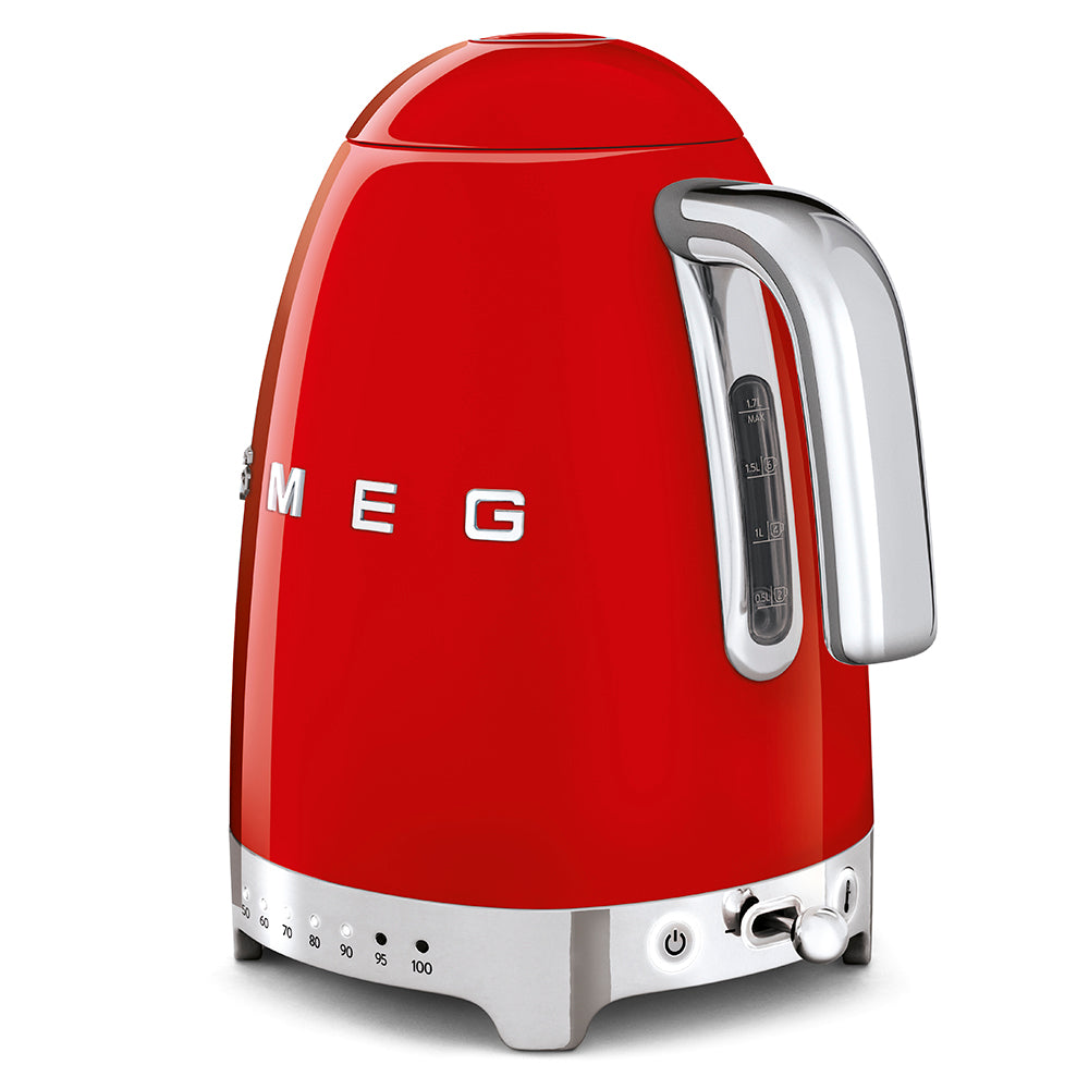 SMEG KLF04RDEU Variabele waterkokers Waterkokers Rood