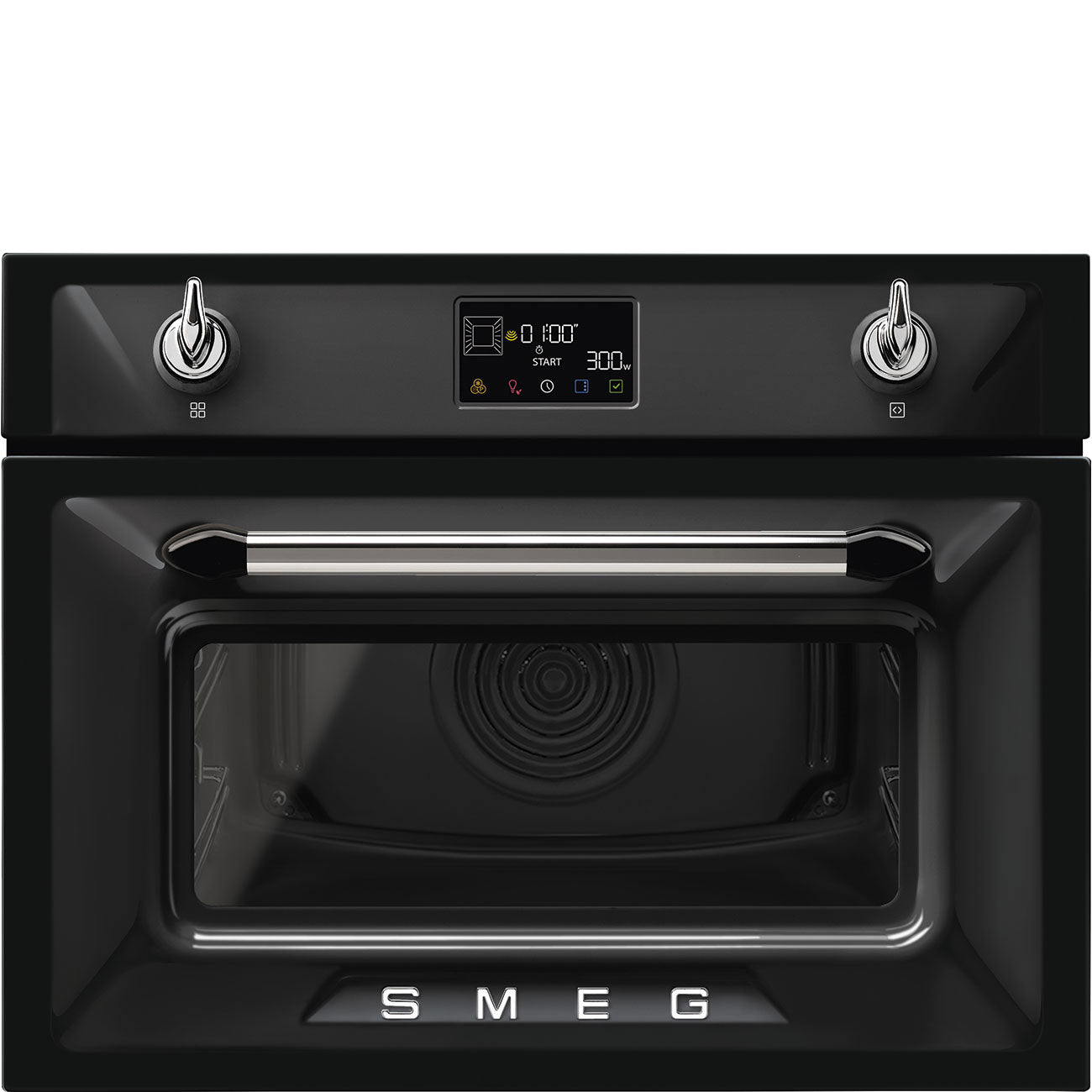 SMEG SO4902M1N 45 cm Oven Zwart