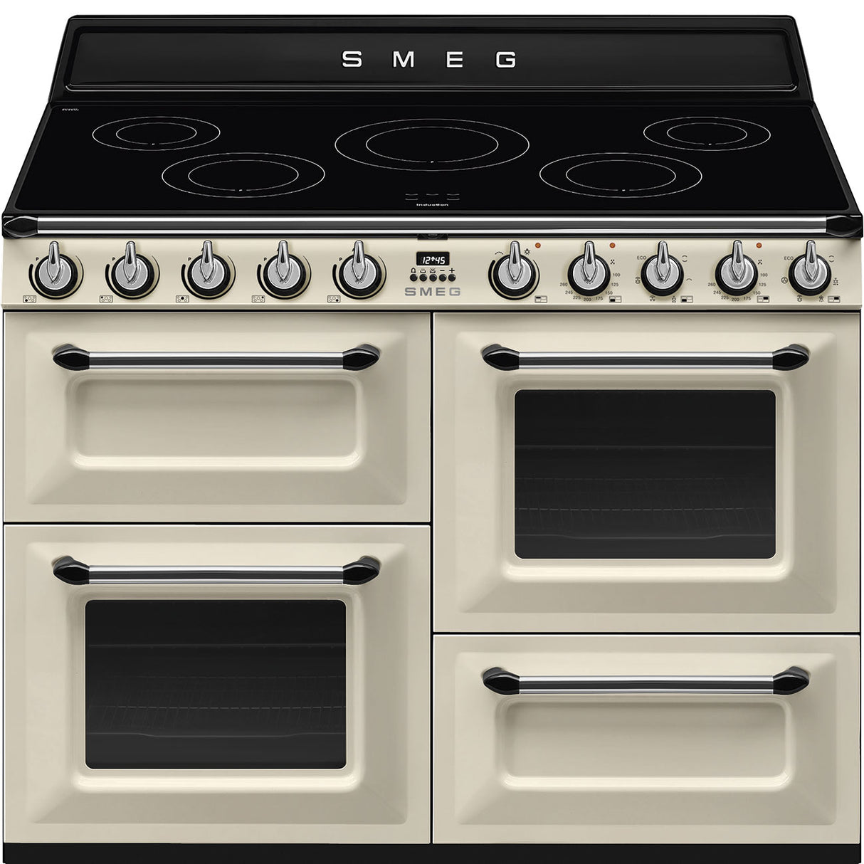 SMEG TR4110IP2 110cm breed Fornuis Crème