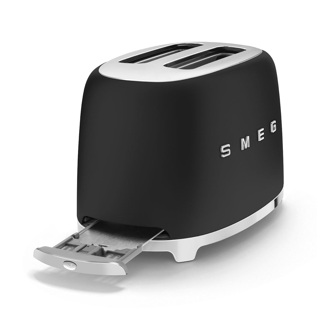 SMEG TSF01BLMEU Toaster 2x2 Broodroosters Mat zwart