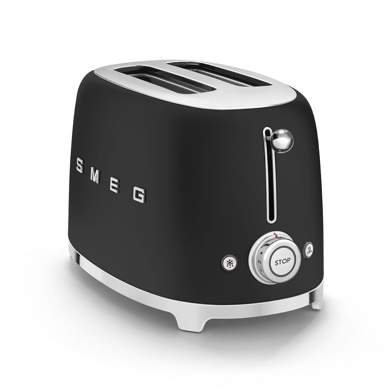 SMEG TSF01BLMEU Toaster 2x2 Broodroosters Mat zwart