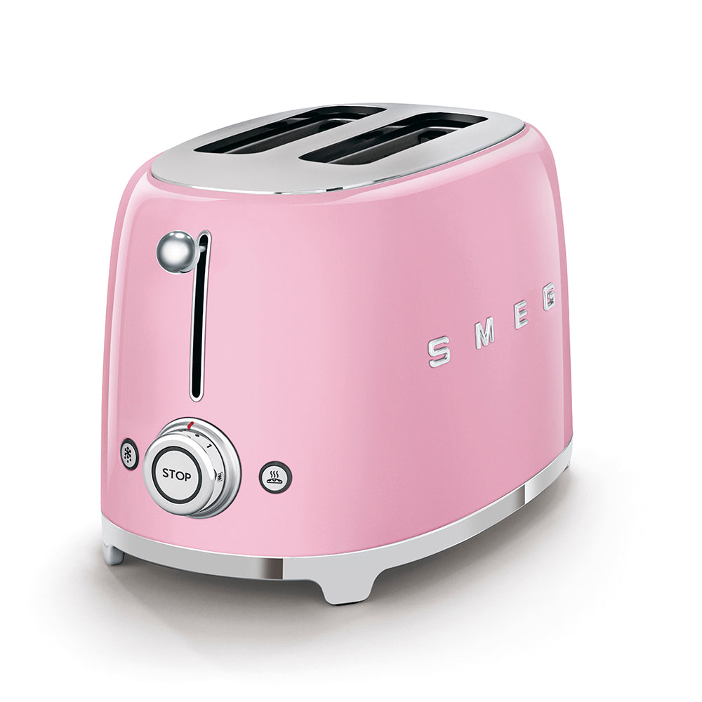 SMEG TSF01PKEU Toaster 2x2 Broodroosters Roze