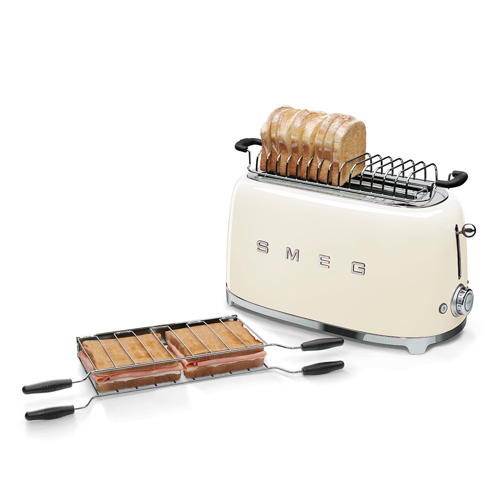 SMEG TSF02CREU Toaster 2x4 Broodroosters Crème