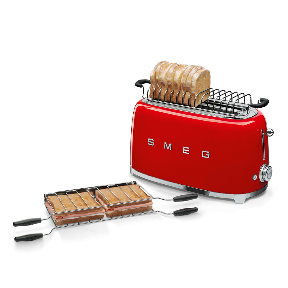 SMEG TSF02RDEU Toaster 2x4 Broodroosters Rood