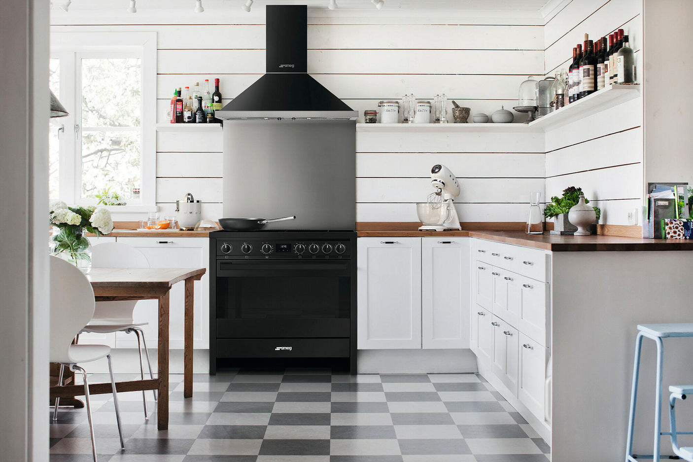 SMEG B95IMAN9 90cm breed Fornuis Antraciet