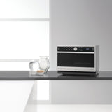 Whirlpool Supreme Chef MWSC 9133 SX Aanrecht Combinatiemagnetron 33 l 1000 W Zwart, Roestvrijstaal