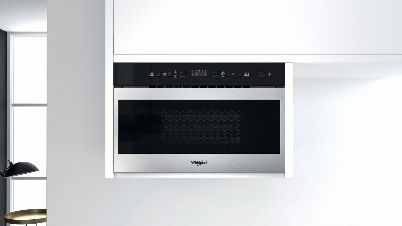 Whirlpool W7 MN840 Ingebouwd Grill-magnetron 22 l 750 W Roestvrijstaal