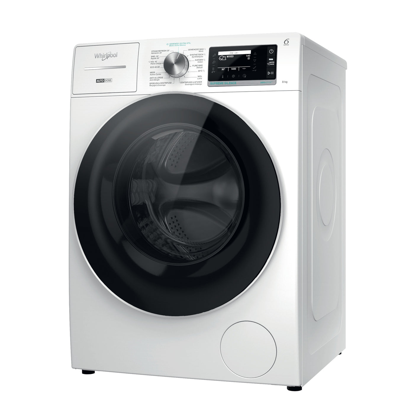 Whirlpool W8 89AD SILENCE BE Wasmachine