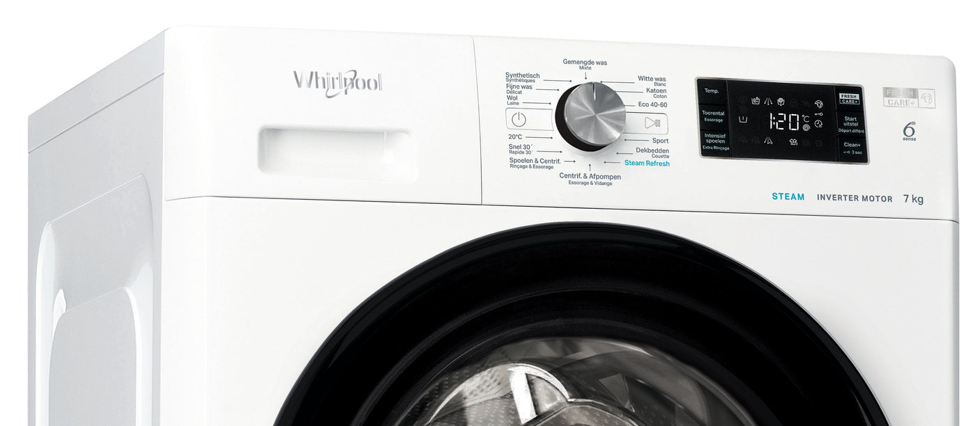 Whirlpool FFBBE 7458 BV F vrijstaande wasmachine