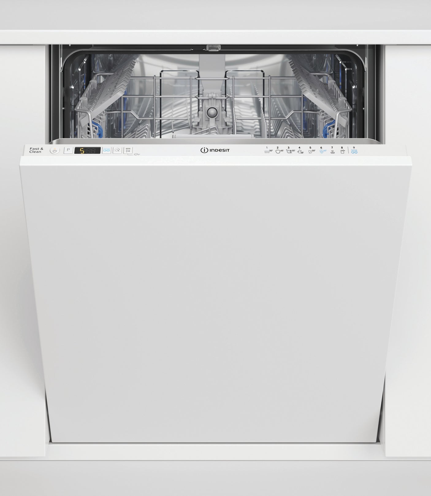 Indesit D2I HD524 A vaatwasser Volledig ingebouwd 14 couverts E