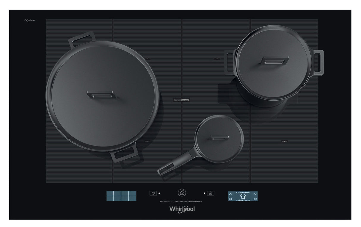 Whirlpool SMP 778 C/NE/IXL Zwart Ingebouwd Inductiekookplaat zones 4 zone(s)