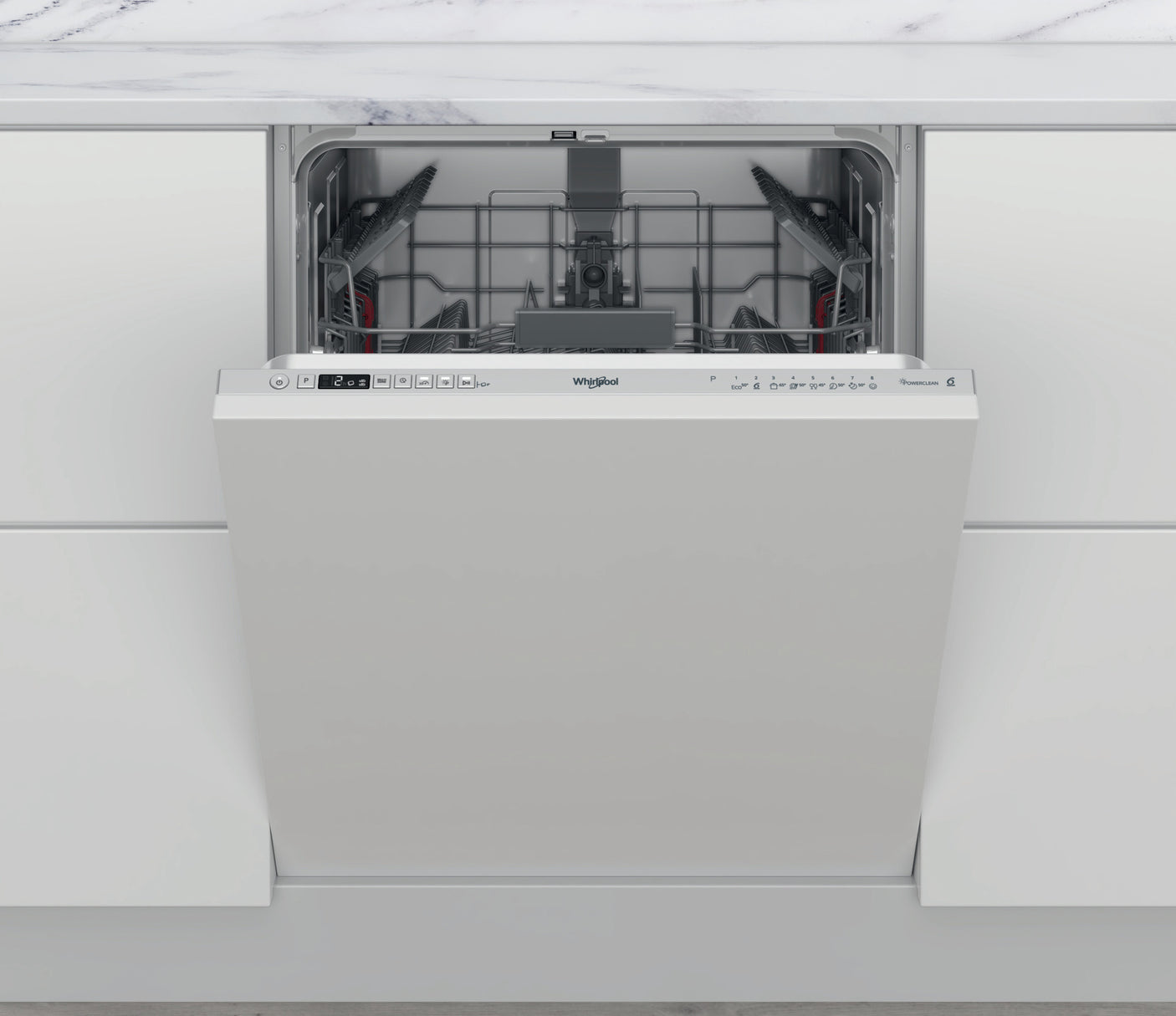 Whirlpool WI 7020 P vaatwasser Volledig ingebouwd 14 couverts E