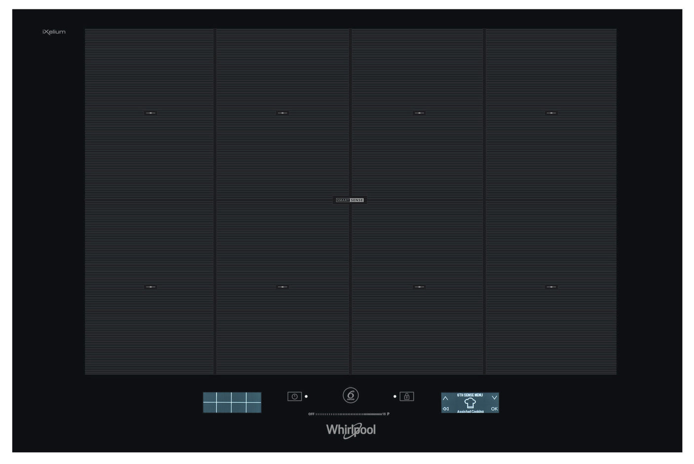 Whirlpool SMP 778 C/NE/IXL Zwart Ingebouwd Inductiekookplaat zones 4 zone(s)