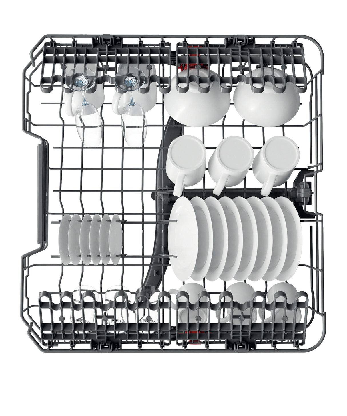 Whirlpool WFC 3C34 P vaatwasser Vrijstaand 14 couverts D