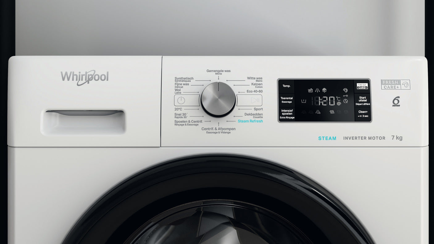 Whirlpool FFBBE 7458 BV F vrijstaande wasmachine