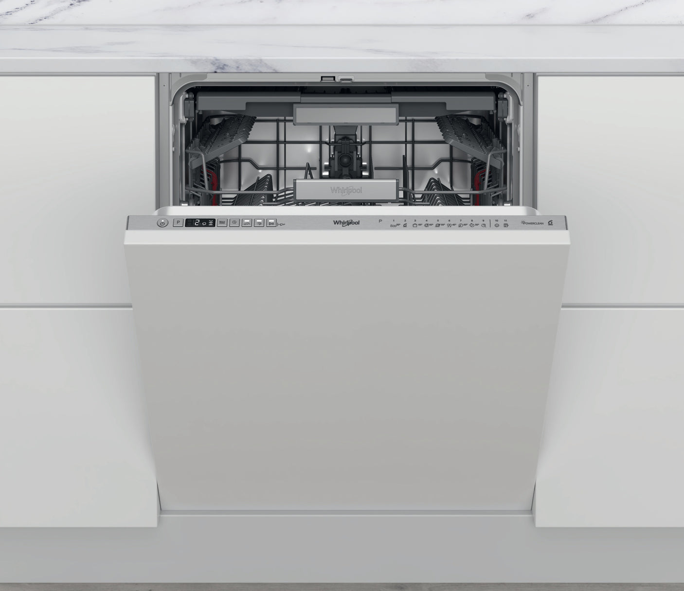 Whirlpool WIO 3T133 PLE vaatwasser Volledig ingebouwd 14 couverts D