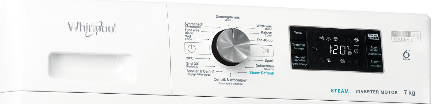 Whirlpool FFBBE 7458 BSEV F wasmachine