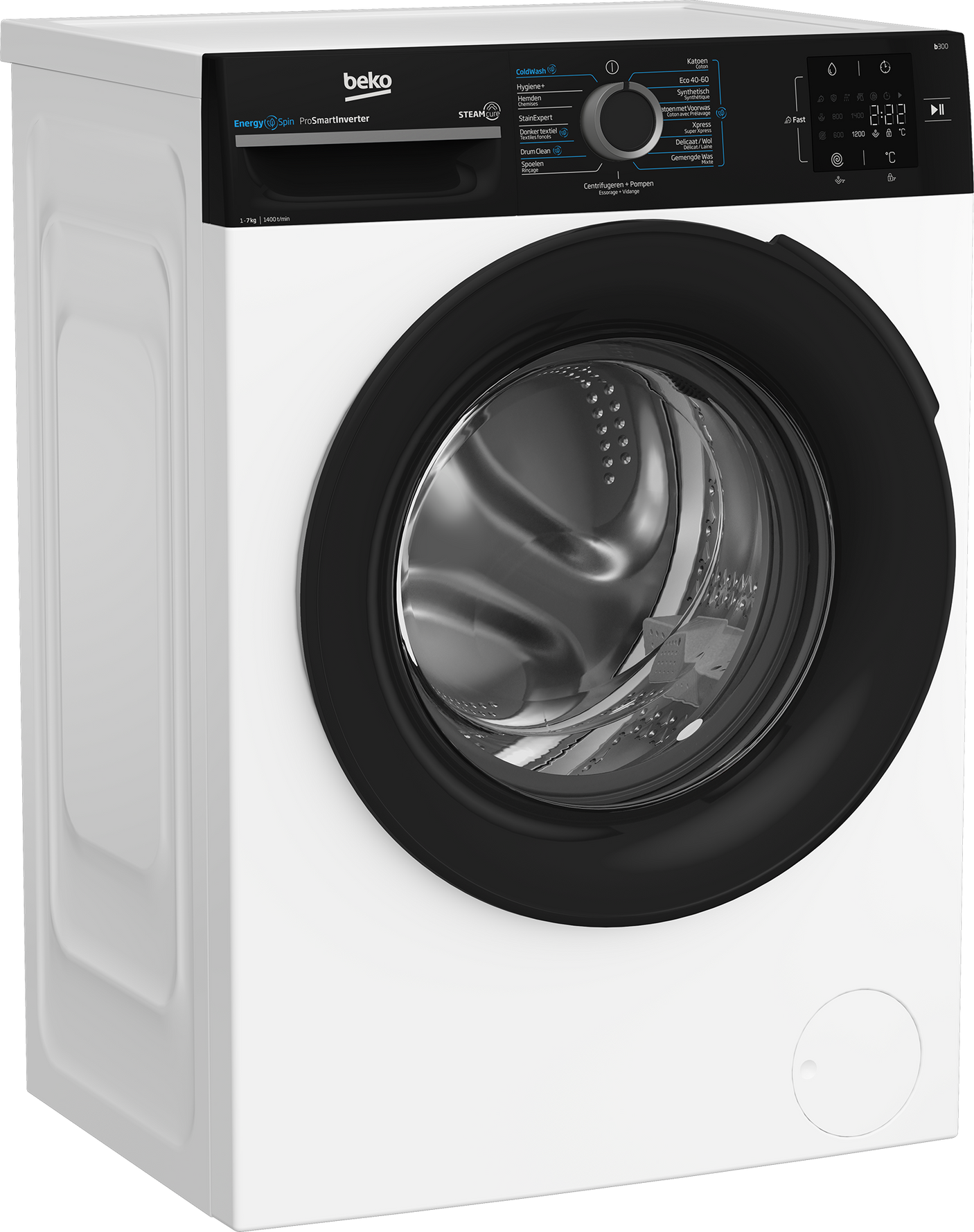 Beko bm3wfu3741B wasmachine