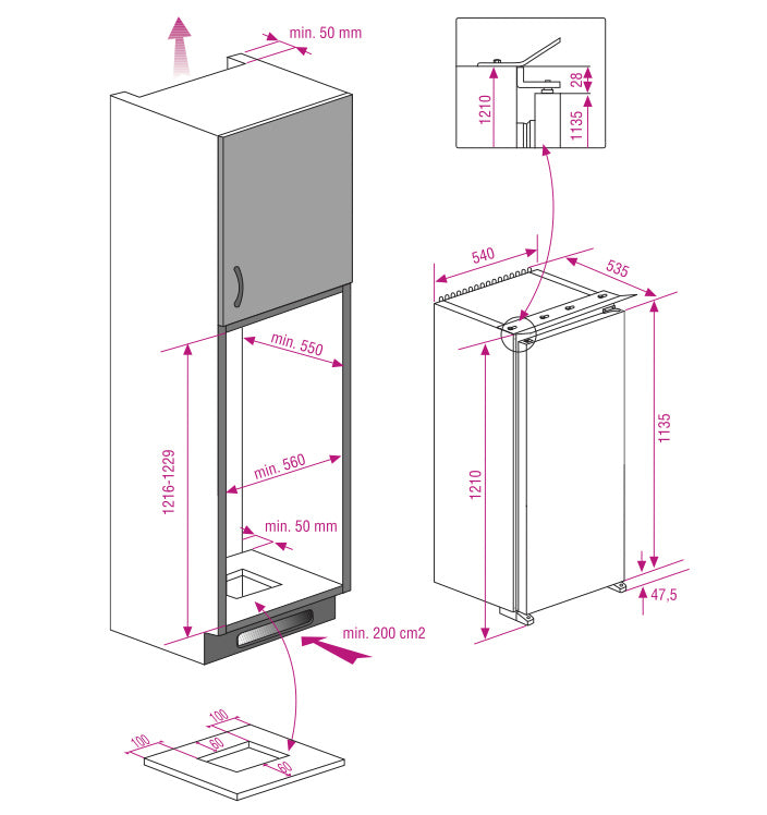 BEKO-BLSA821M3S-INBOUWTEKENING