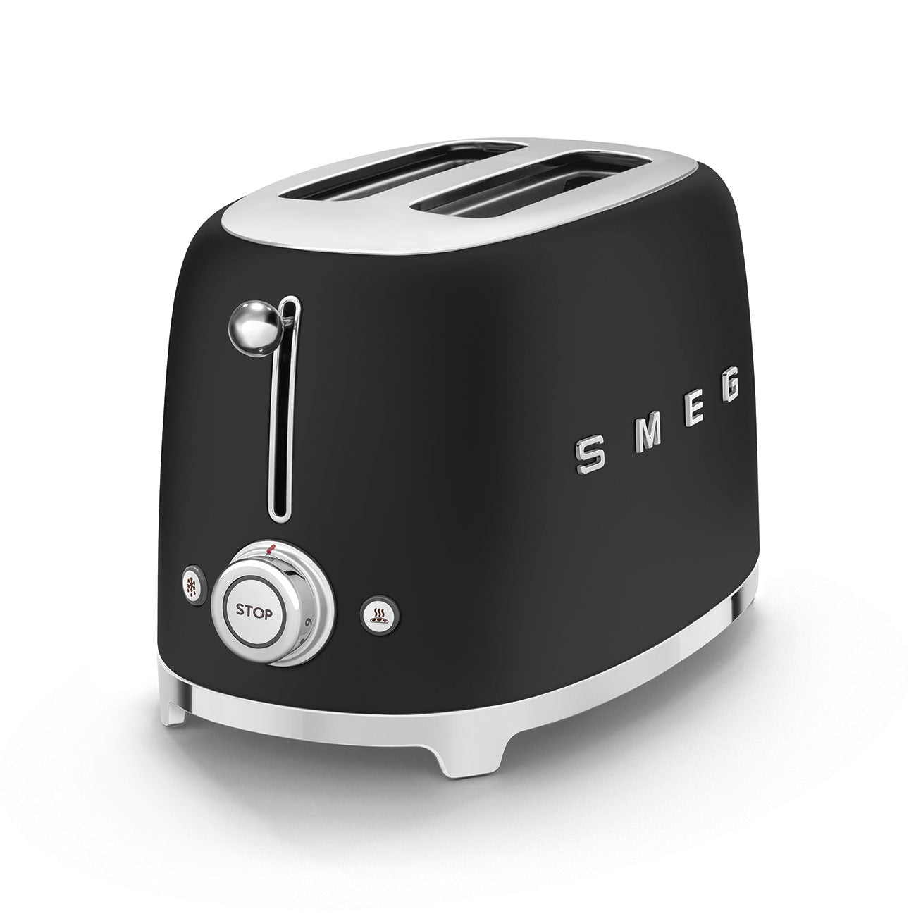 SMEG TSF01BLMEU Toaster 2x2 Broodroosters Mat zwart