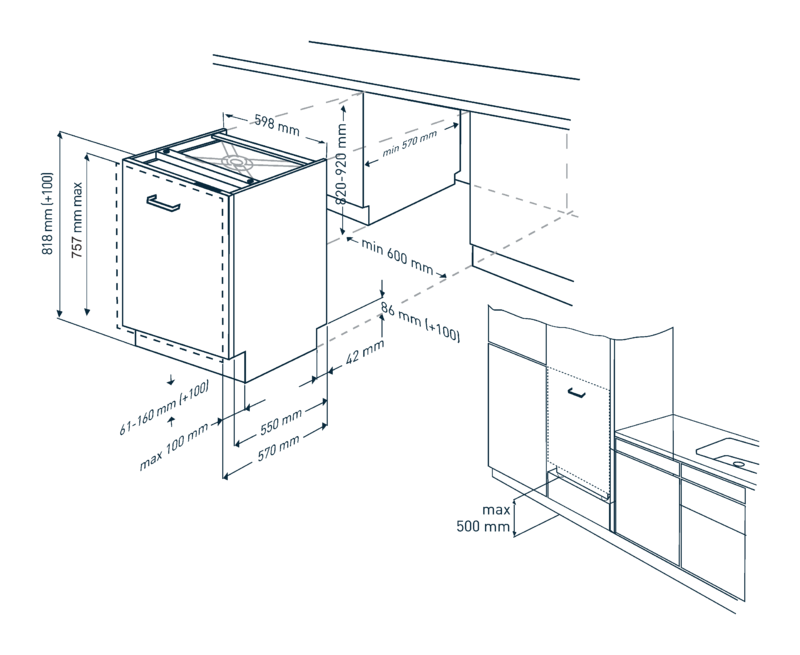 volledige-geintegreerde-vaatwasser-grundig-gnvp2450-inbouwtekening